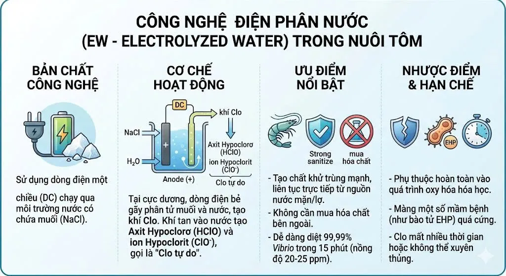 Các hệ thống xử lý nước: Hướng đi mới cho nuôi tôm bền vững